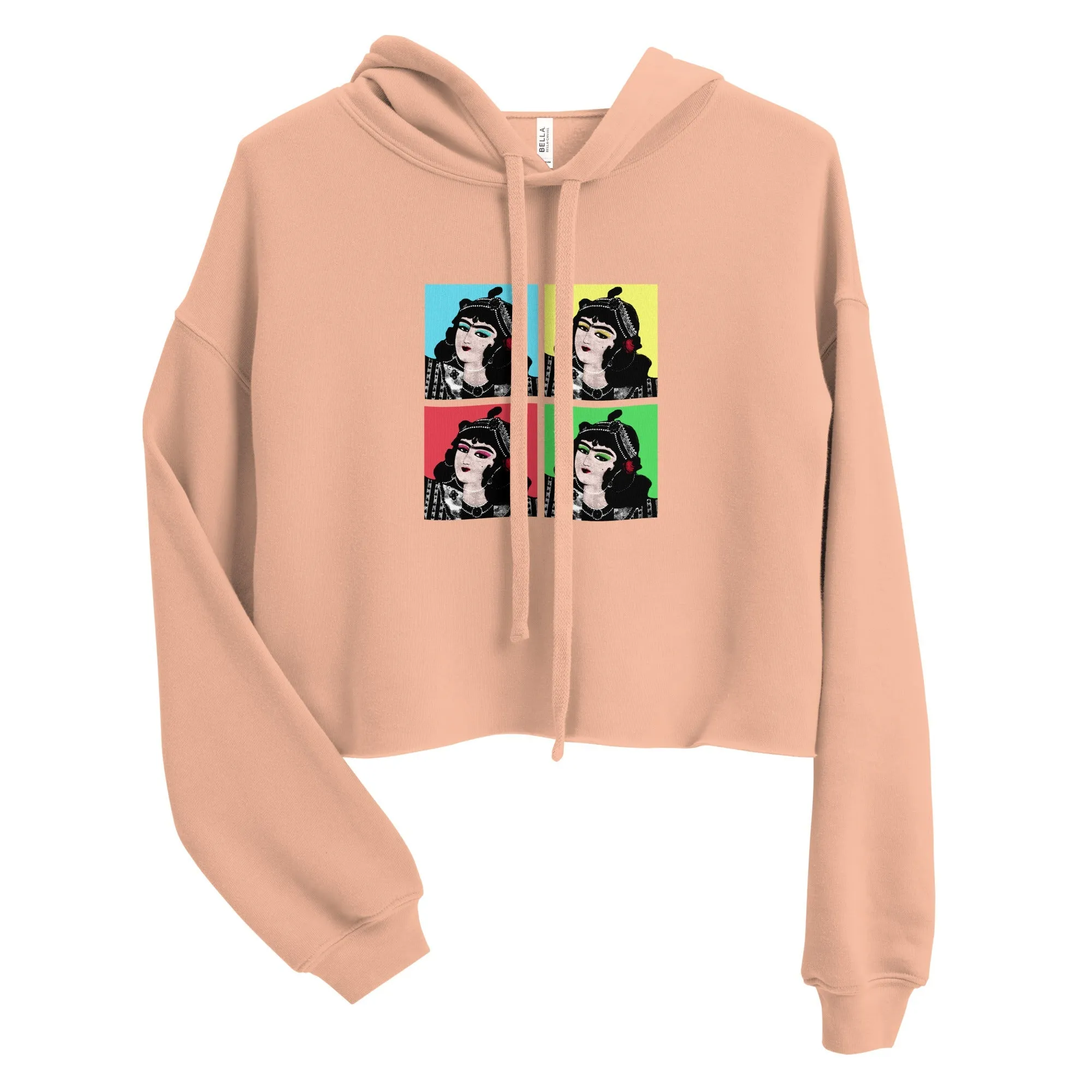 QAJAR Women's Crop Hoodie