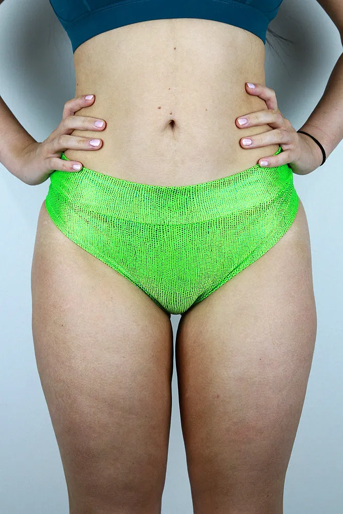 Rarr Brazil Scrunchie Bum Shorts - Checkerboard