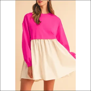Rose Red Mini Dress: Comfy , Pleated & Patchwork? Needful Things Says Yas 🌹