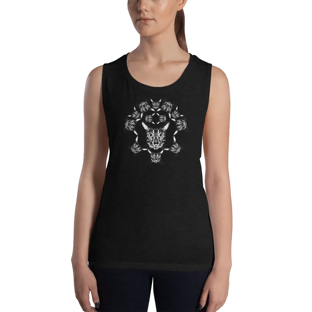 ROYAL CAT CREST Women's Cat Print Tank