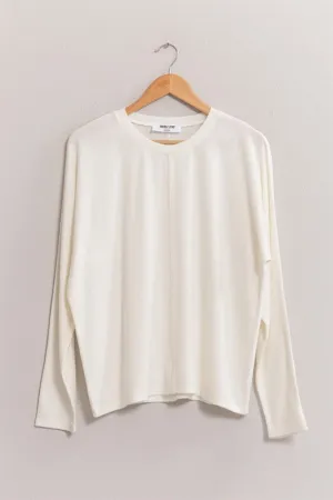 Seam Front Long Sleeve Top