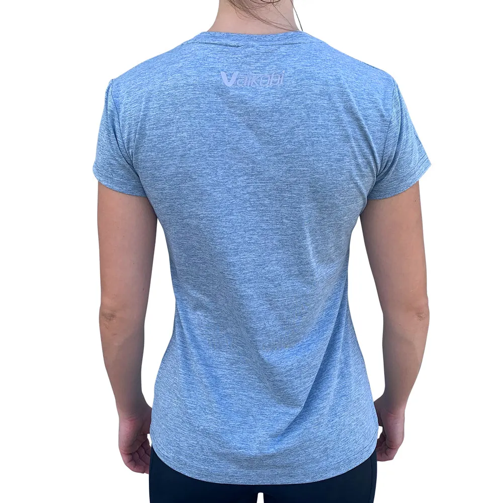 Season 2023 - Women's UV Performance Tech Tee - Heather Blue
