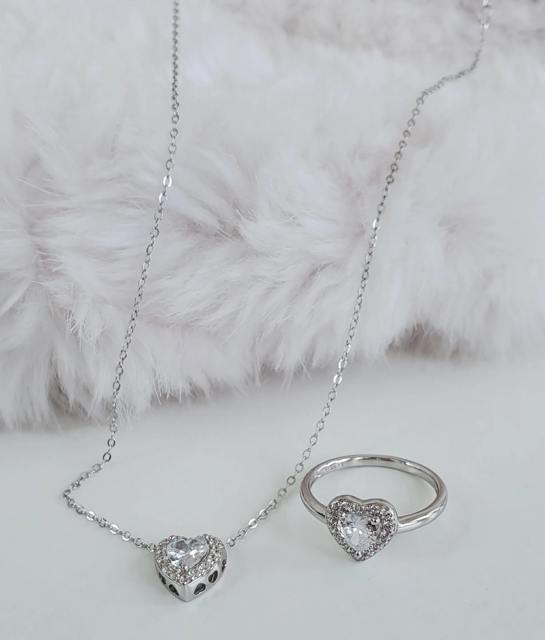 Silver Loyal Heart Necklace