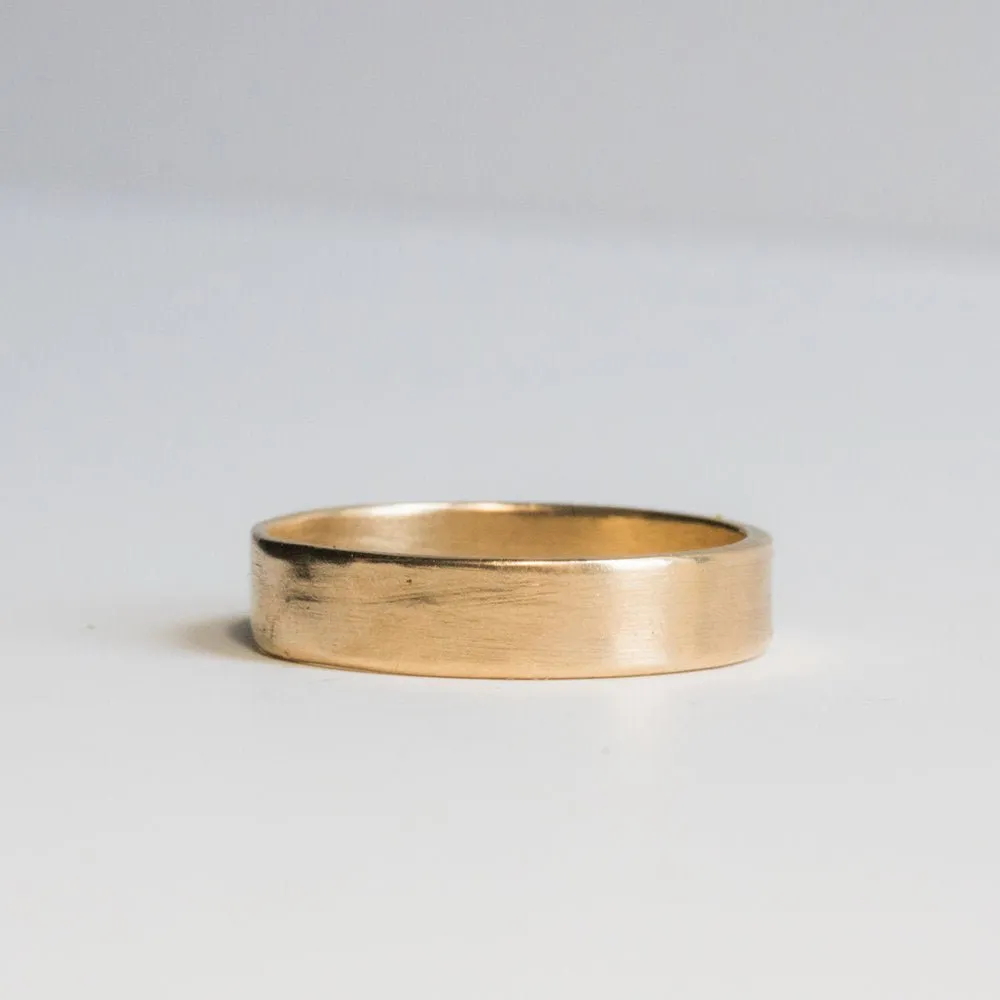 Simplex Thick Gold Band