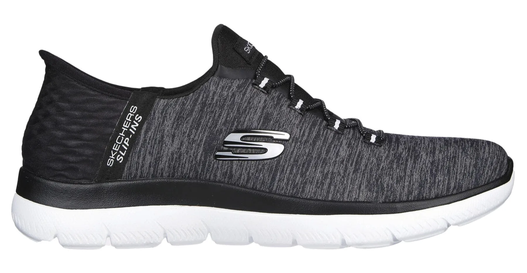 Skechers Slip-ins Women's: Summits - Dazzling Haze Black/White