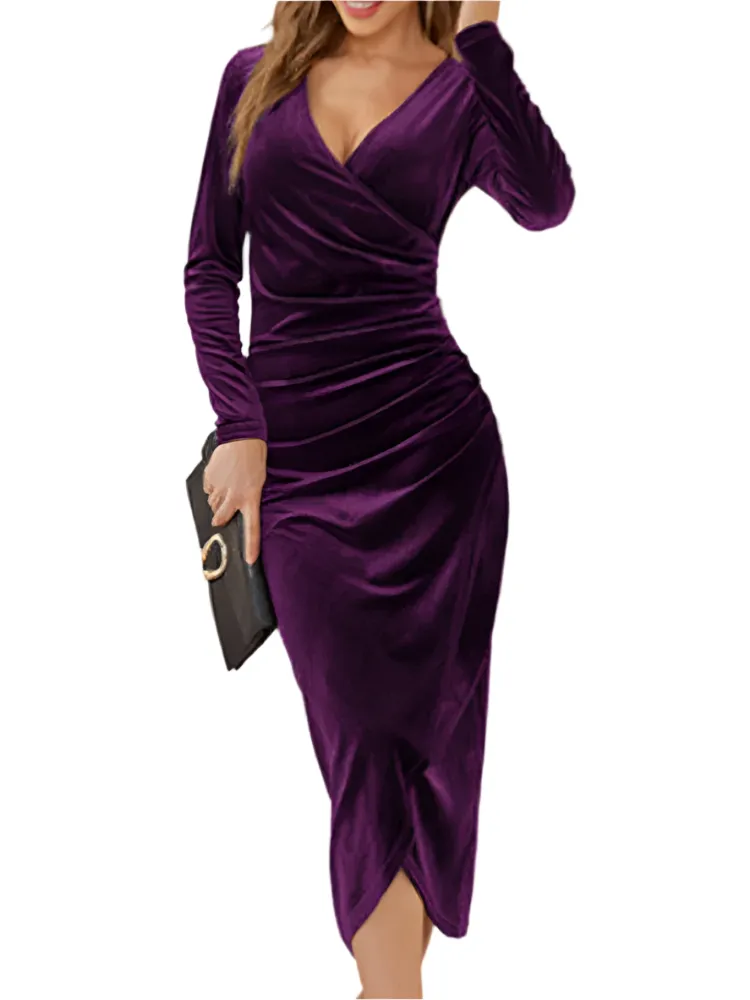 Sofia – Glamorous Velvet Dress for Women