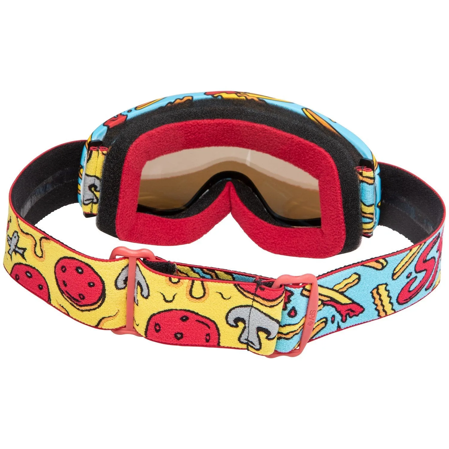 Spy Cadet Goggles Pizza VS. French Fries HD Bronze with Silver Spectra Mirror