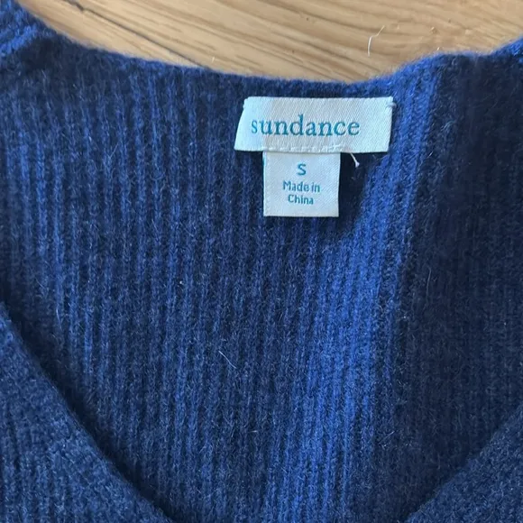 Sundance Catalog Women's Navy Blue Sweater