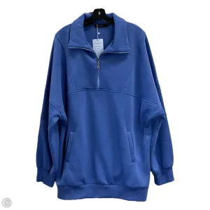 Sweatshirt Collar By Clothes Mentor In Blue, Size: Xl