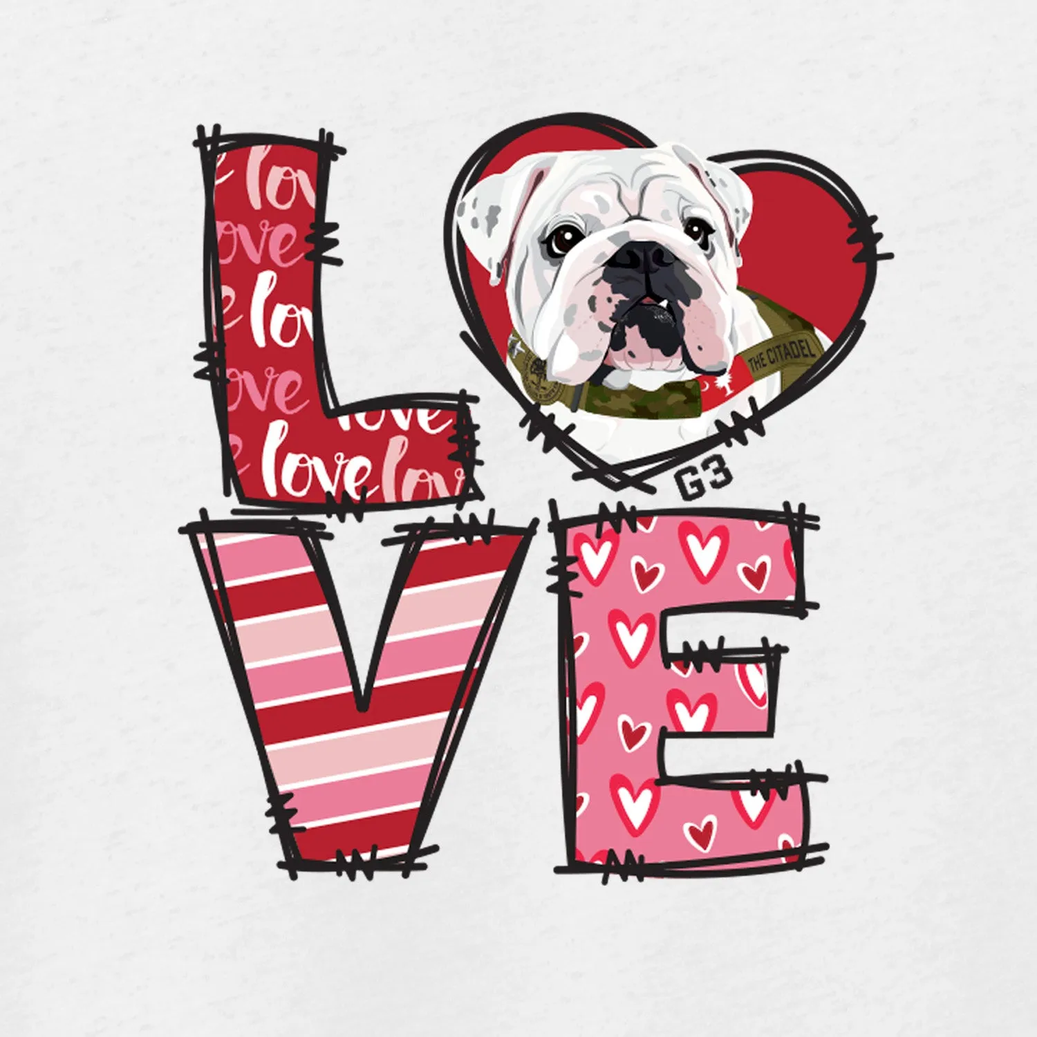 The Citadel, LOVE G3 Women’s Relaxed Triblend Tee Shirt