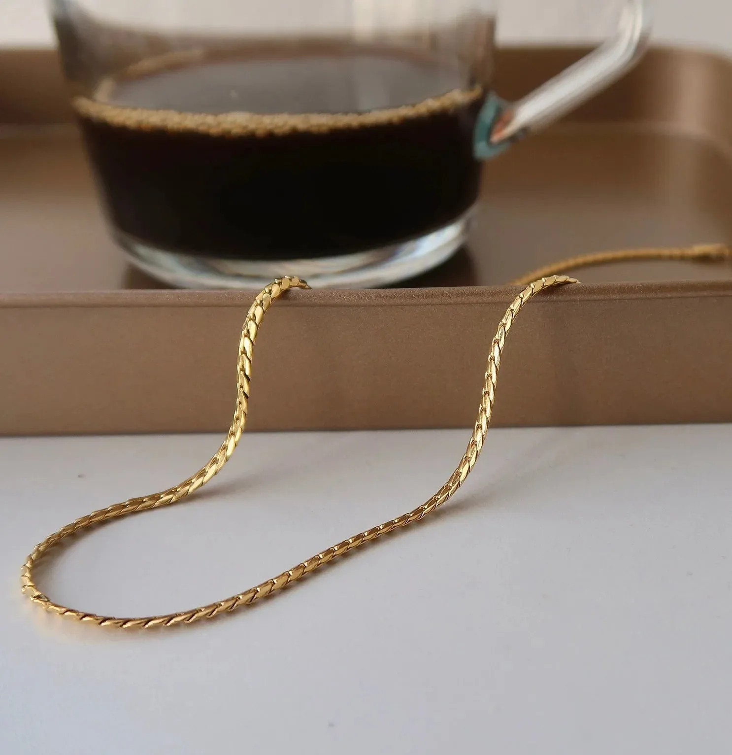The Cuban Link Curb Chain Necklace