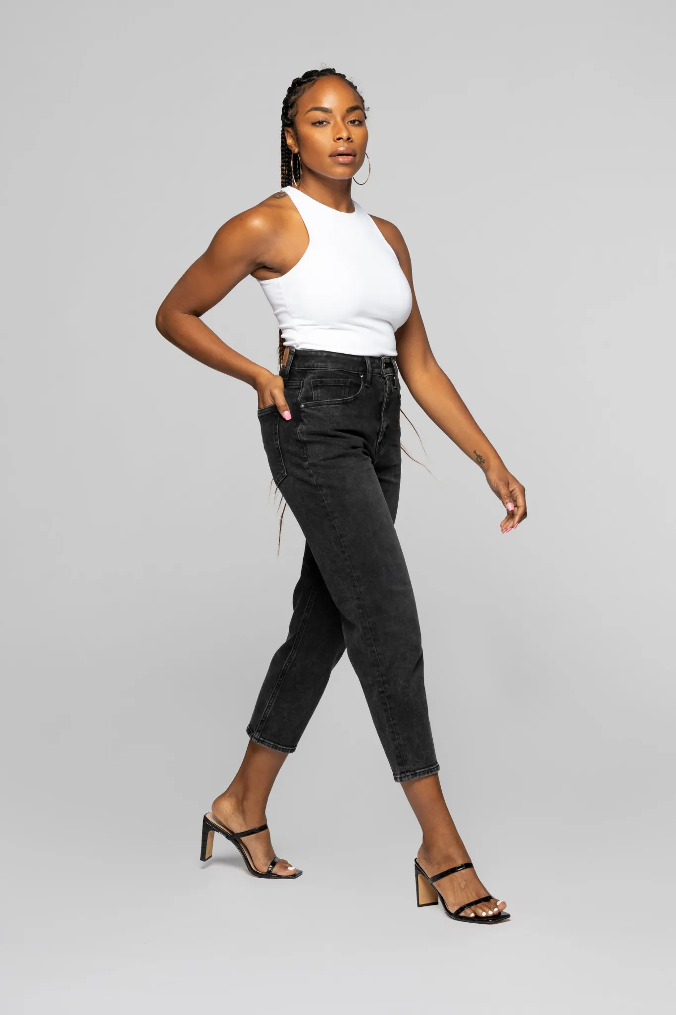 The Mom Crop - Shadow Black