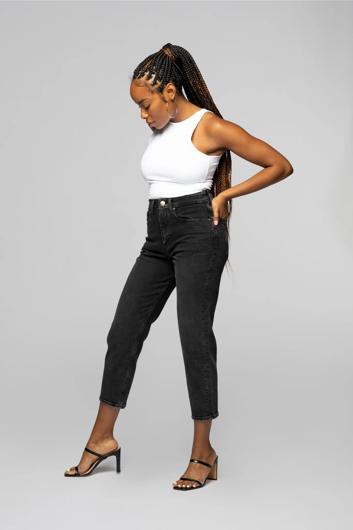 The Mom Crop - Shadow Black