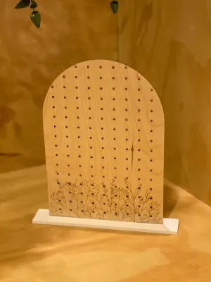 The Wooden Flowers Earring Stand