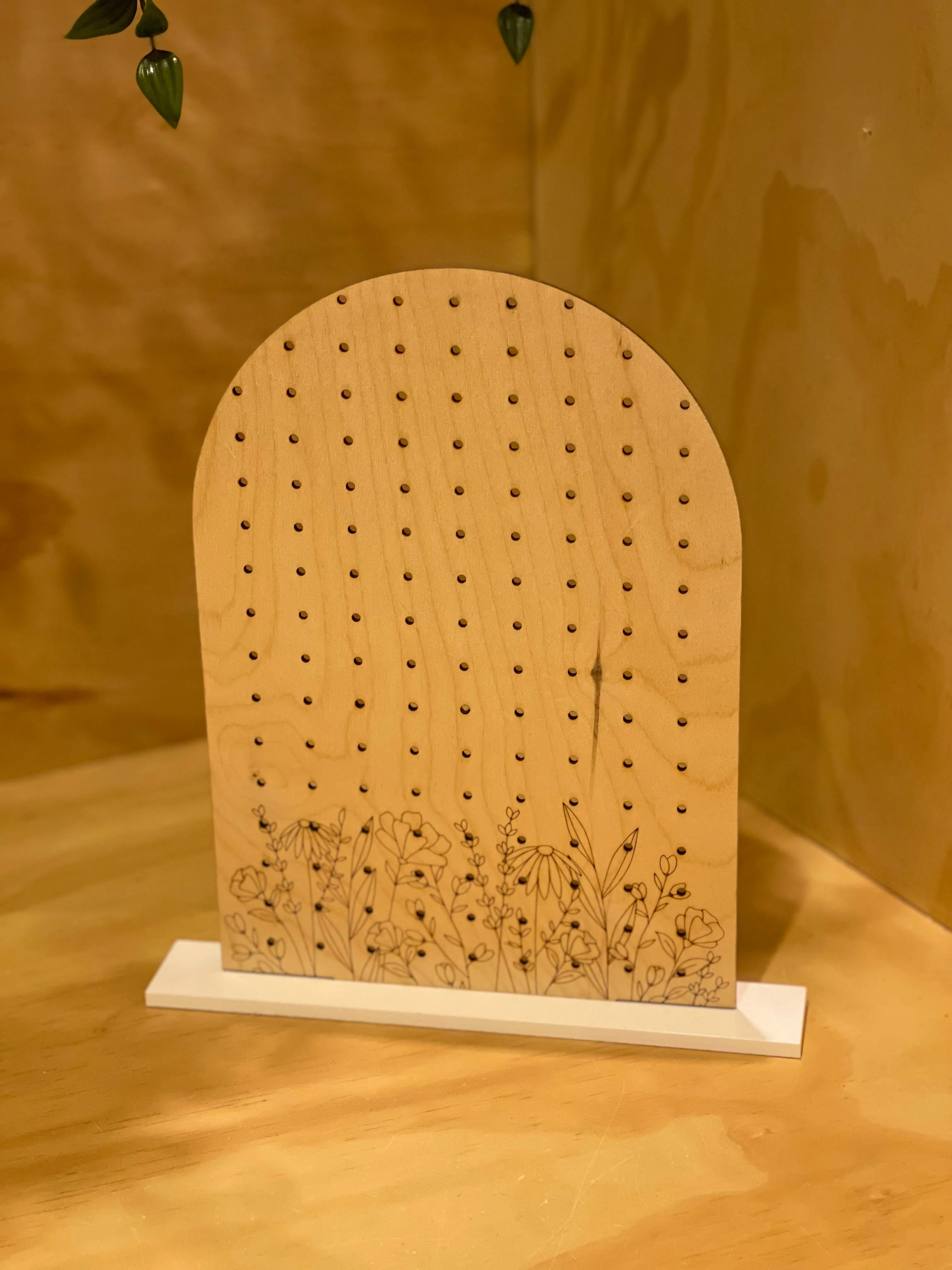 The Wooden Flowers Earring Stand
