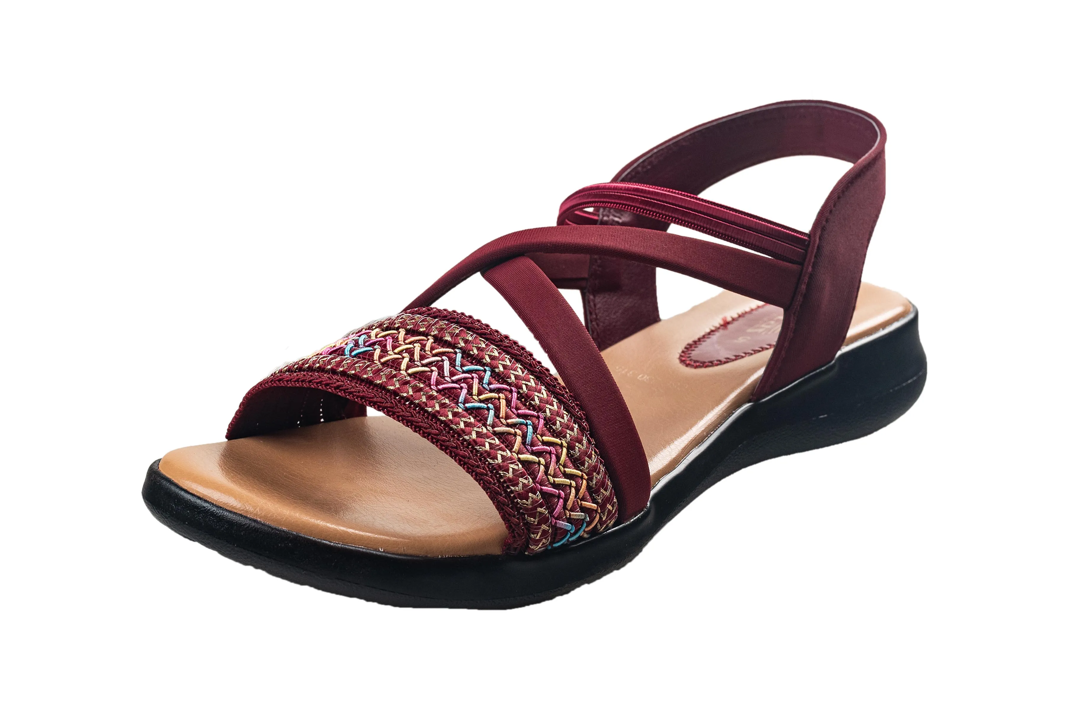 Titas Ladies Maroon Sandal