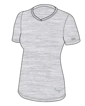 TKS WOMEN'S  MALIBU S/S SUNSHIRT GREY UV 50