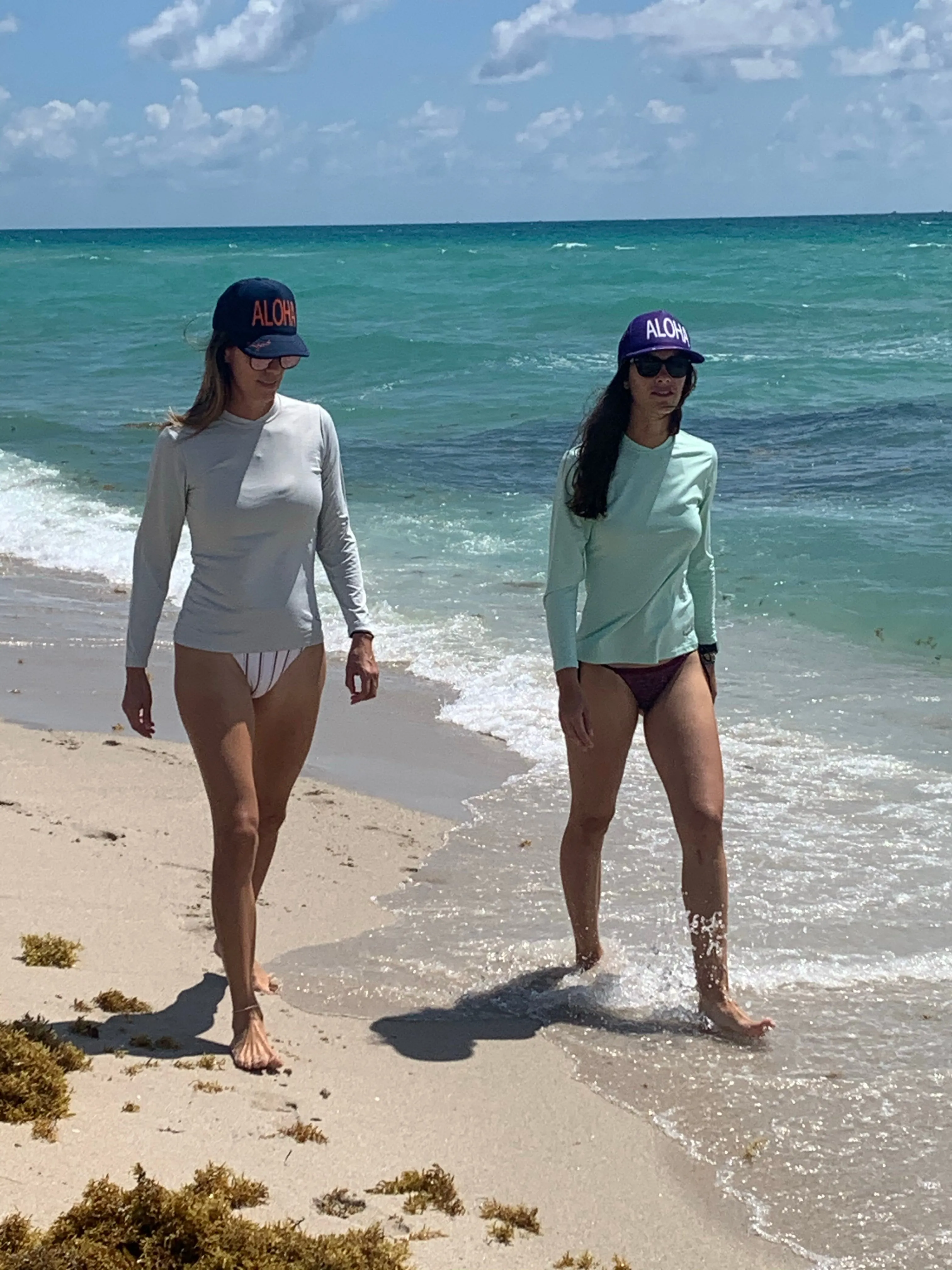 TKS WOMEN'S  MALIBU S/S SUNSHIRT GREY UV 50