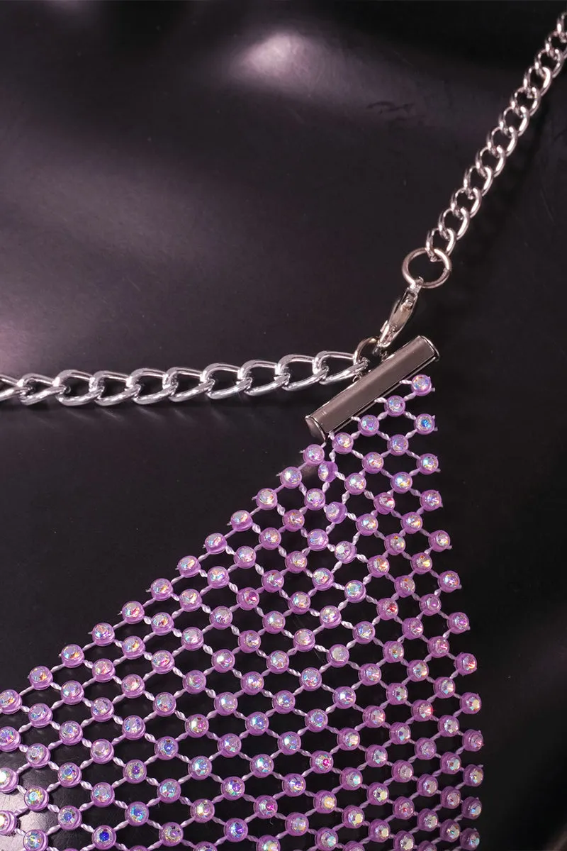 TR3003 Fishnet Bodychain Top