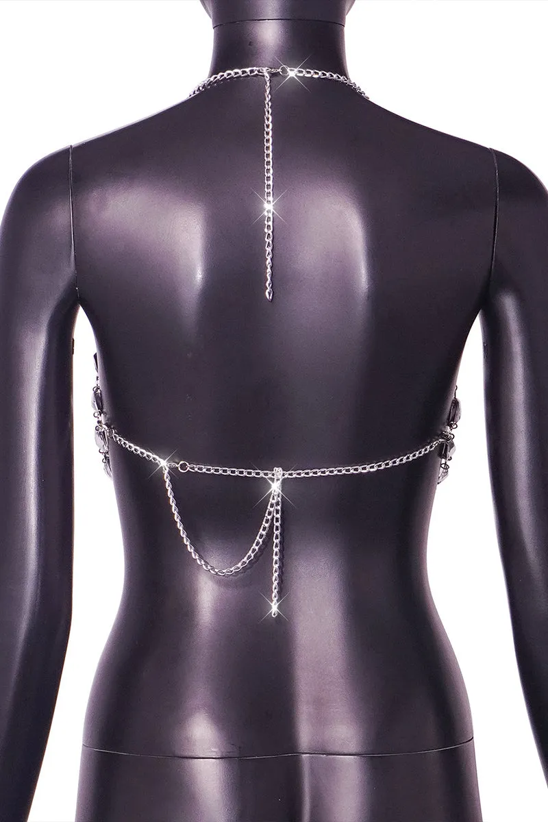 TR3039 Gems Bralette Top