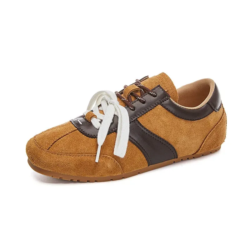 Training Shoes Female Genuine Leather - New Spring Flat Sneakers Ladies Casual Forrest Gump Shoes Women