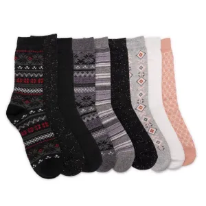 Women's 9 Pair Pack 8" Boot Socks