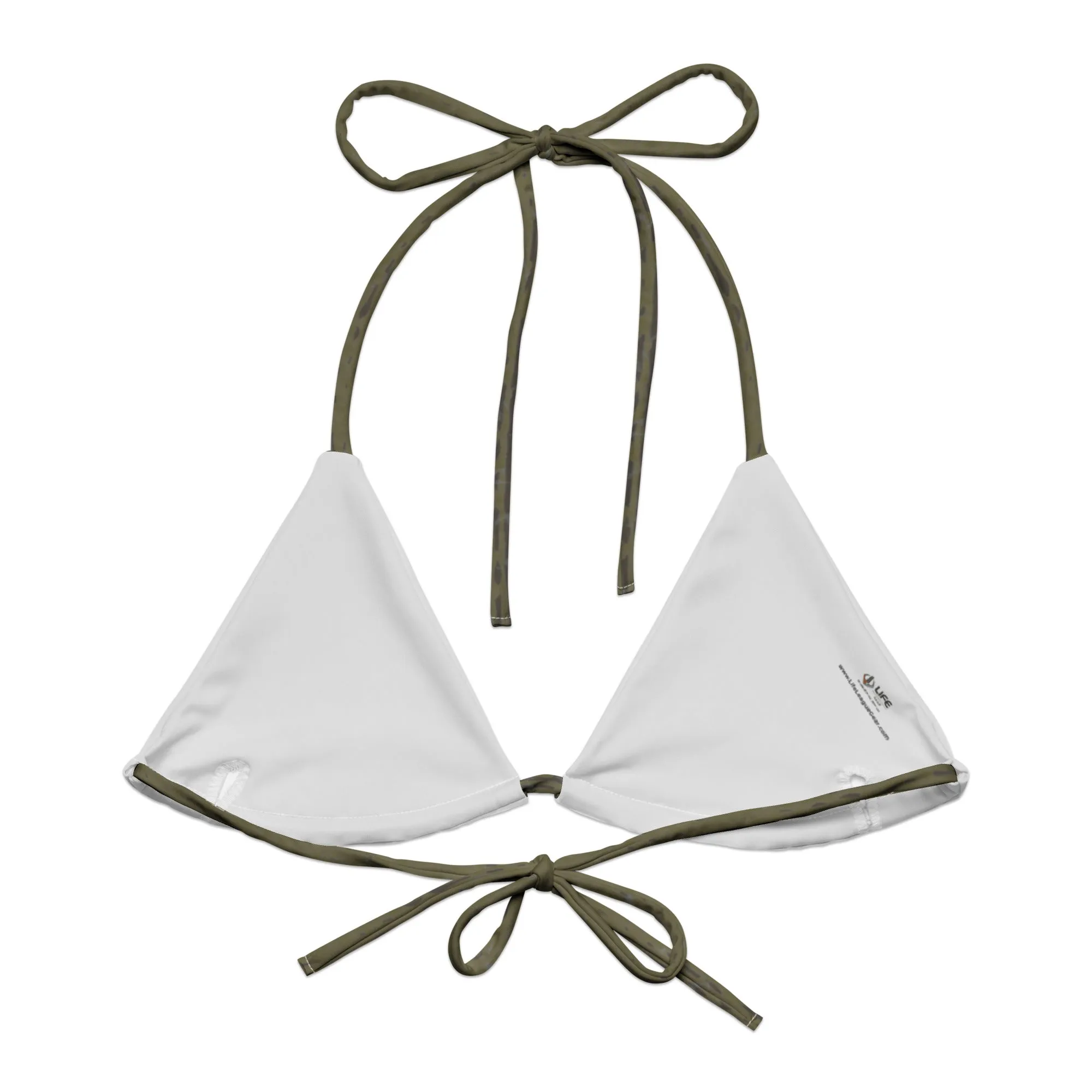 Women's ADAPT - String Bikini Top - OD Green | Mangrove Mud
