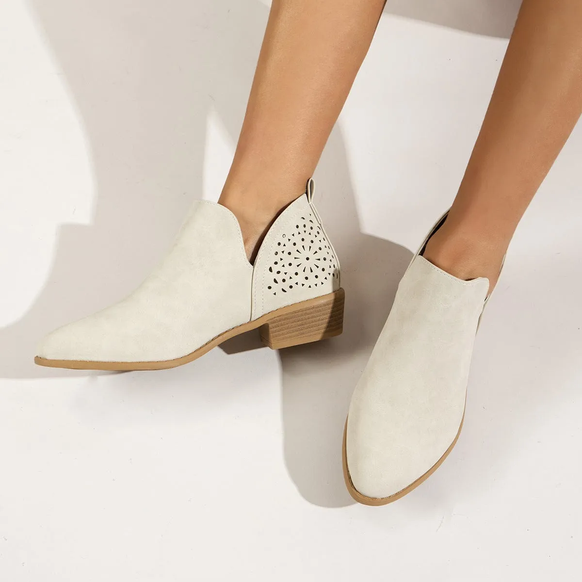 Women's Ankle V Cut Short Boots