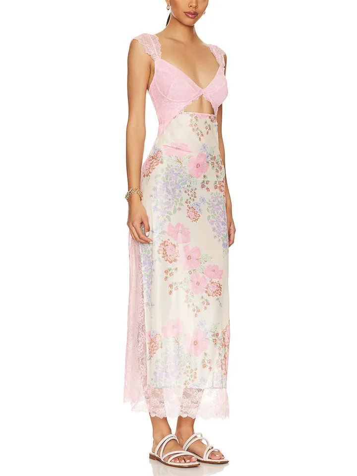 Women's Beach Sexy See-Through Side Slit Bikini Dress