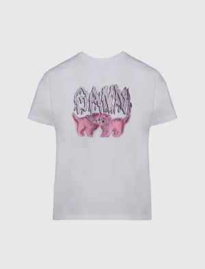 WOMEN'S JERSEY CATS TEE