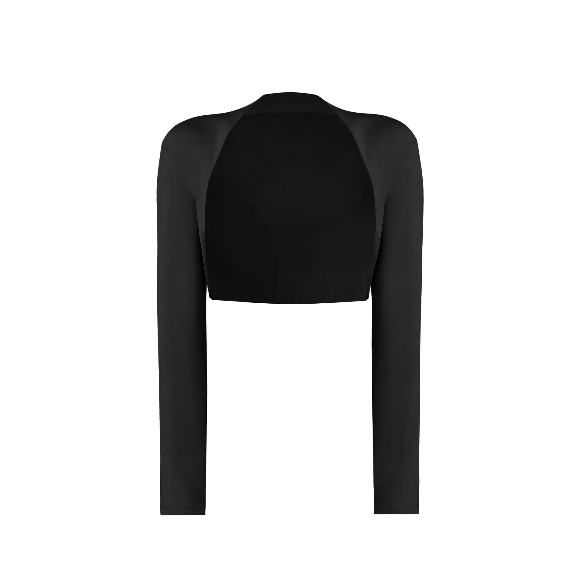 Women's Long Sleeve Ballet Shawl Yoga Crop Top