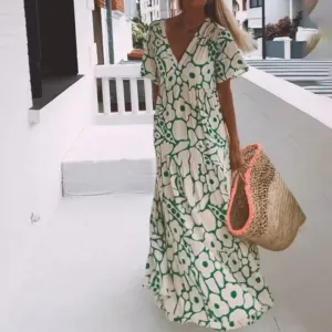 Women's Oversized Floral Beach Dress | Maxi