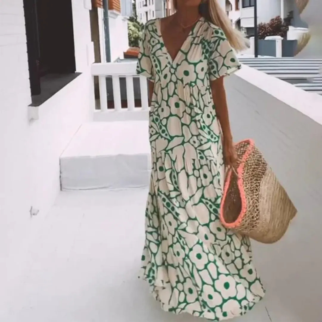 Women's Oversized Floral Beach Dress | Maxi