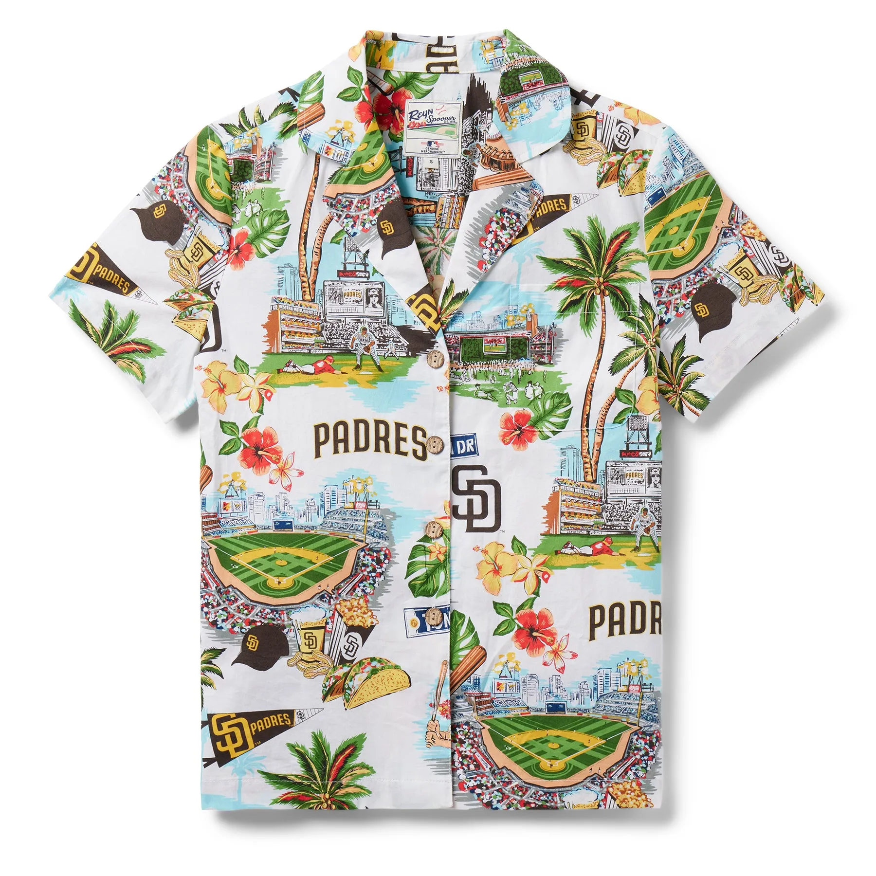 WOMEN'S SAN DIEGO PADRES SCENIC CAMP SHIRT