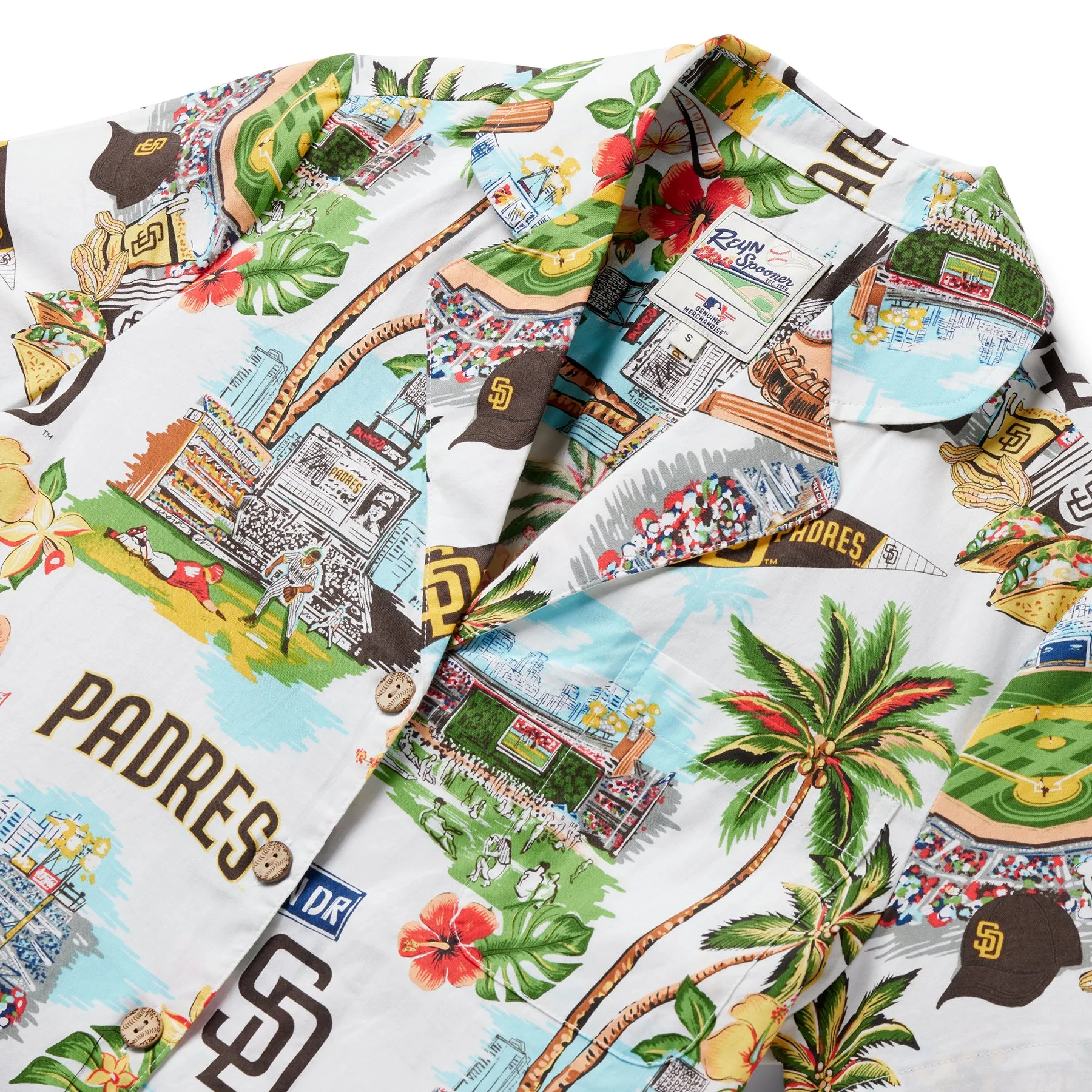 WOMEN'S SAN DIEGO PADRES SCENIC CAMP SHIRT