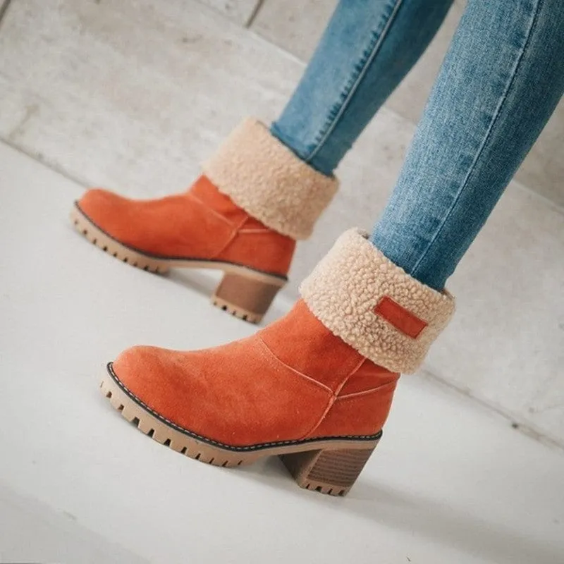 Women's Warm Plush Lined Boots