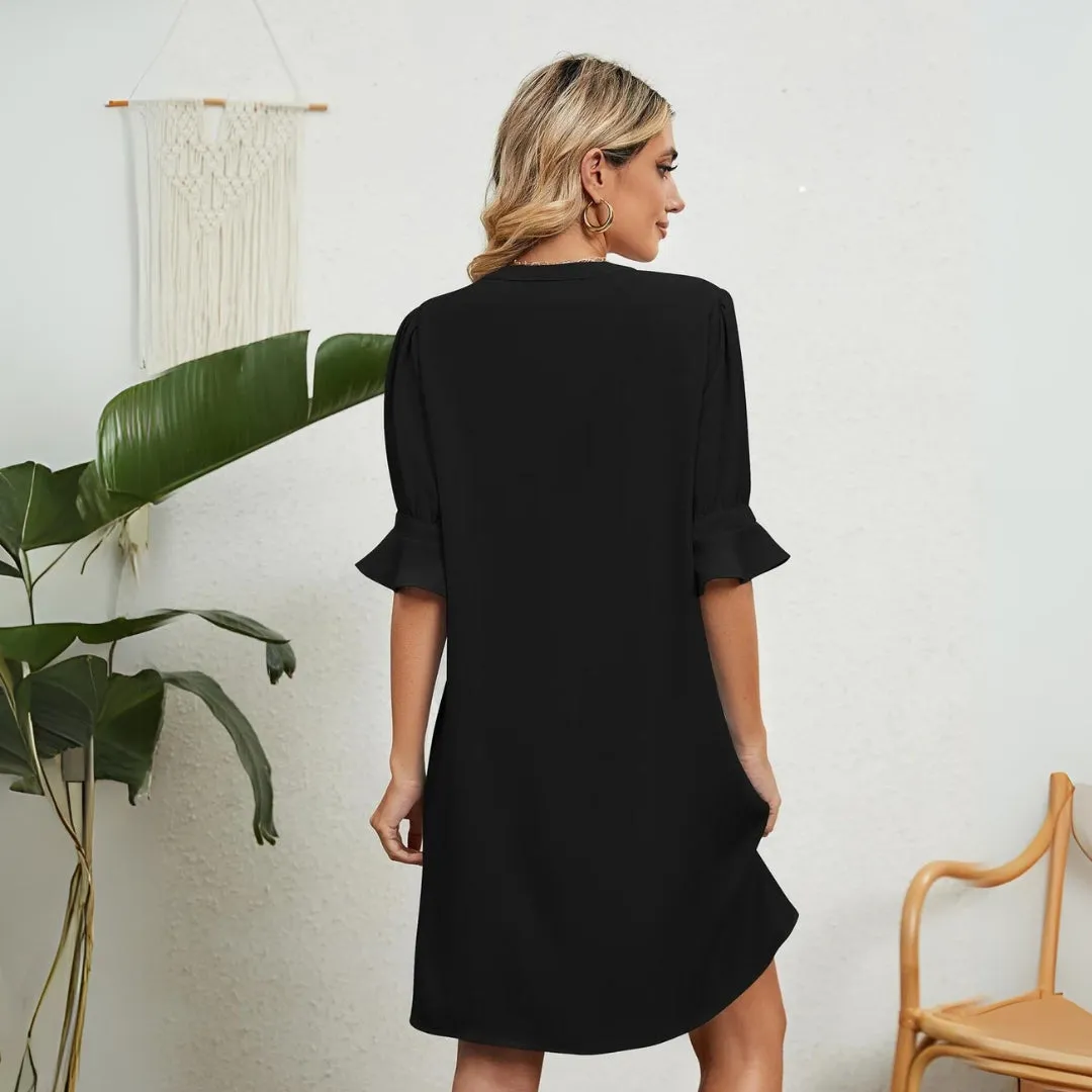 Ximena® | Comfortable V-neck dress