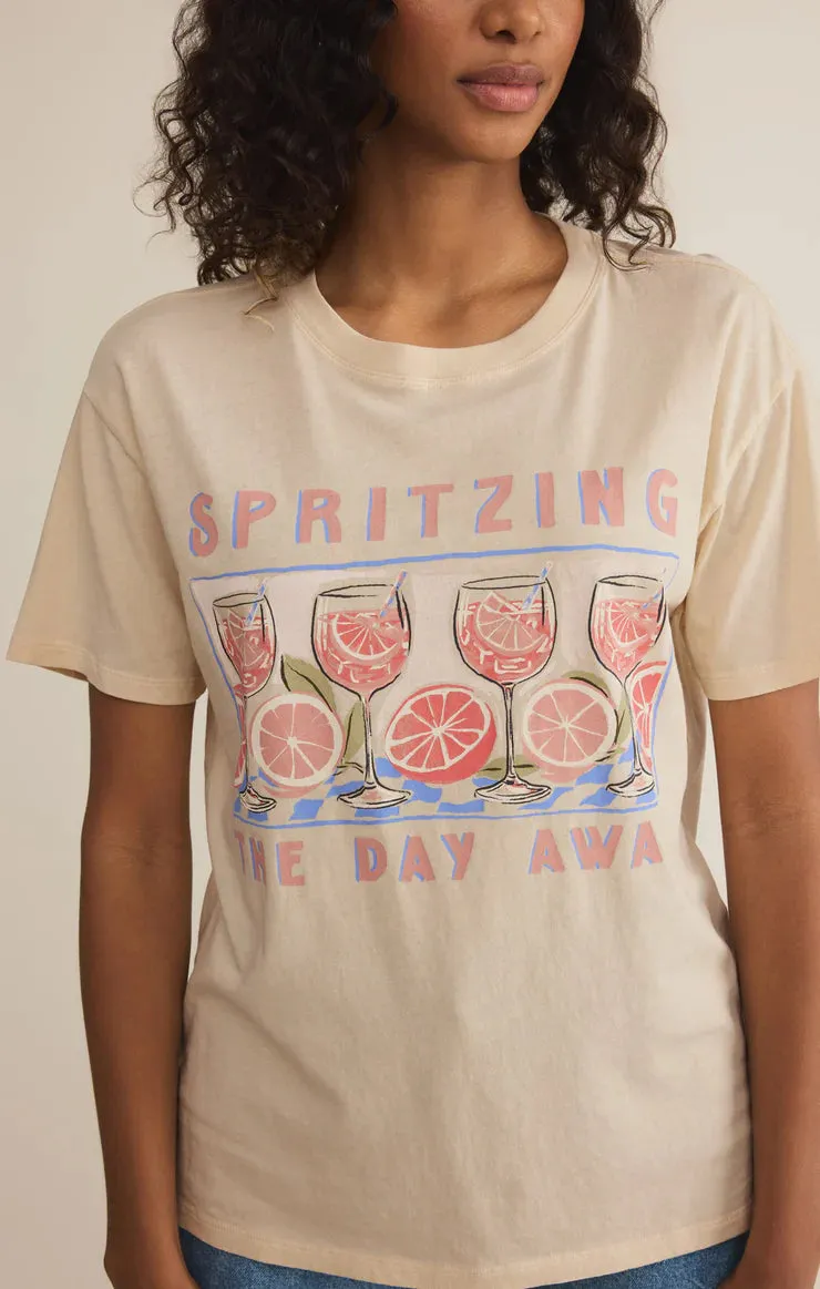 Z SUPPLY- WOMEN'S SPRITZ BOYFRIEND TEE