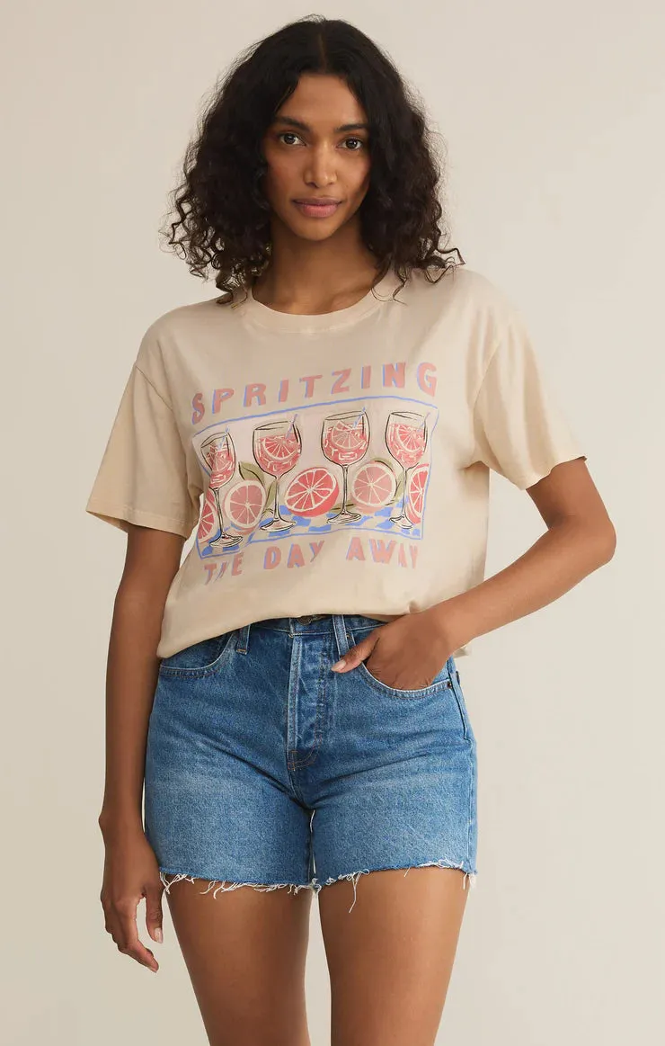 Z SUPPLY- WOMEN'S SPRITZ BOYFRIEND TEE