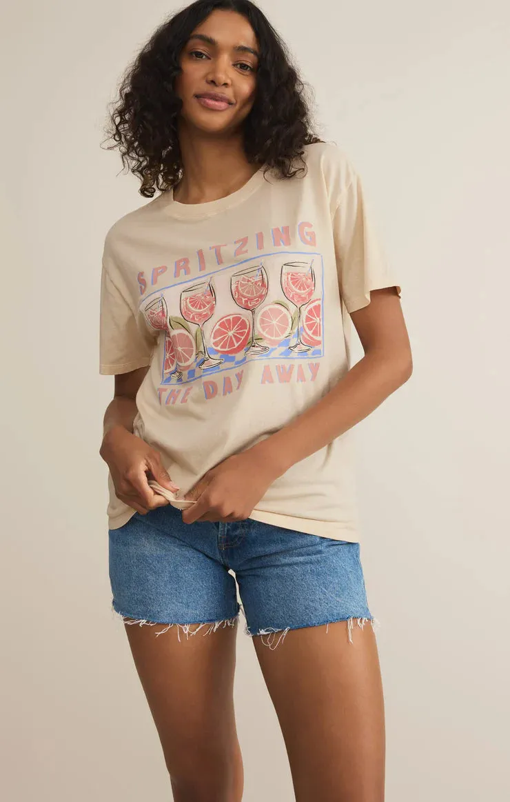 Z SUPPLY- WOMEN'S SPRITZ BOYFRIEND TEE