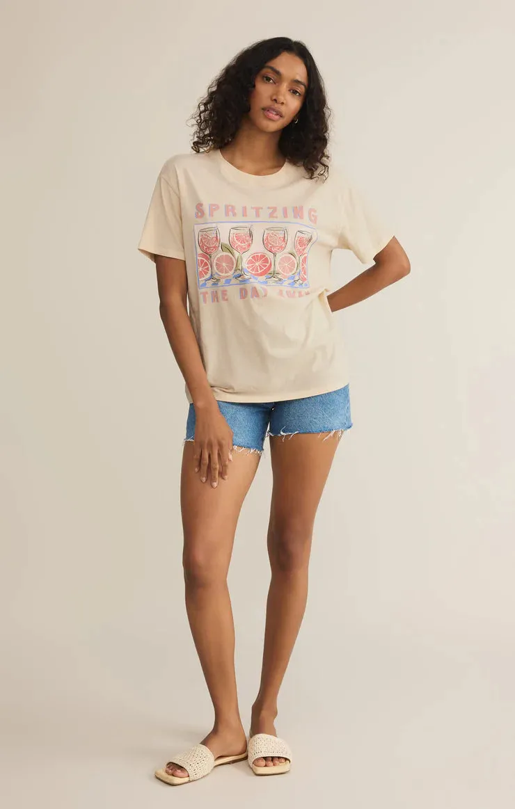 Z SUPPLY- WOMEN'S SPRITZ BOYFRIEND TEE