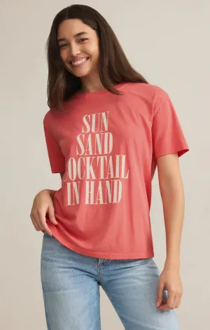 Z SUPPLY- WOMEN'S SUN & SAND BOYFRIEND TEE