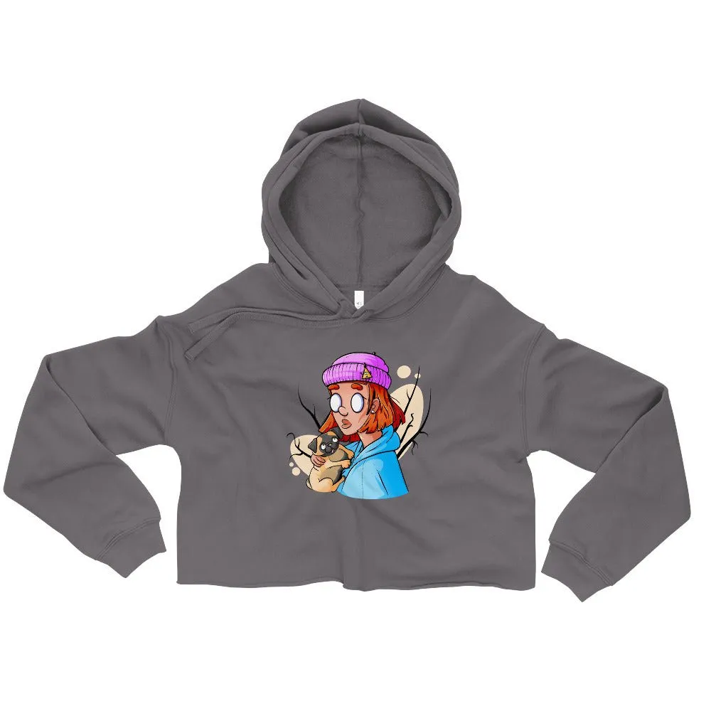 ZOMBIE MOOD 2 Women's Crop Hoodie