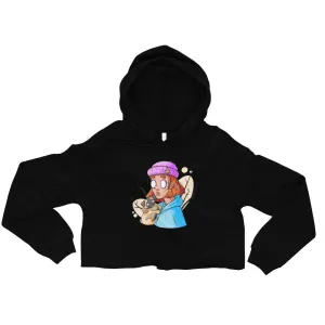 ZOMBIE MOOD 2 Women's Crop Hoodie